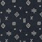 Blue Abstract Global Southwest Woven Pattern Upholstery Fabric by The Yard - SKU: Bowie Royal